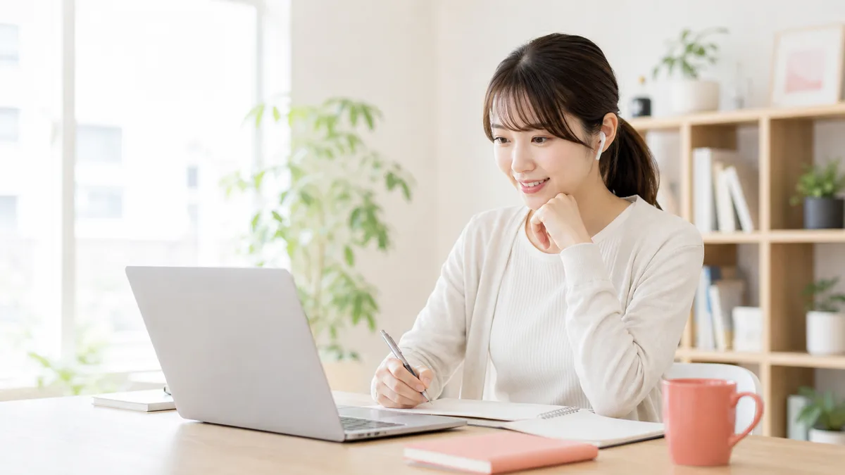 在宅でフリーランス案件を確認する人物のイメージ